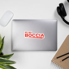 Load image into Gallery viewer, Red Play Boccia Sticker