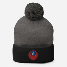 Load image into Gallery viewer, Boccia Ball Embroidered Pom-Pom Beanie