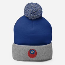 Load image into Gallery viewer, Boccia Ball Embroidered Pom-Pom Beanie